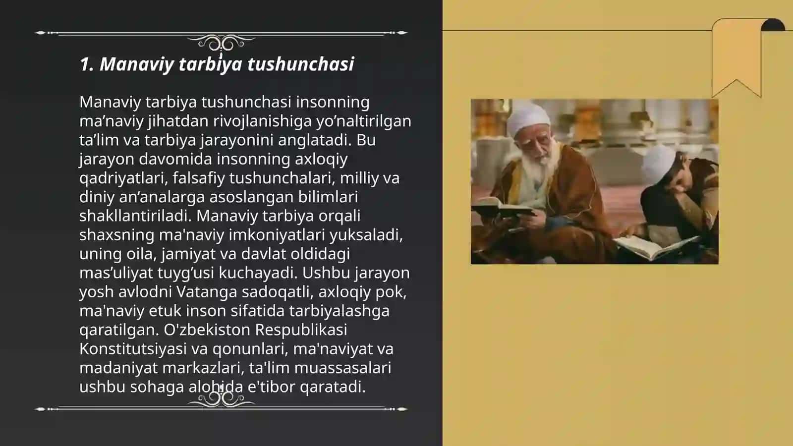 Manaviy ruhiy tarbiya meyorlarini shakllantirish masalalari 3