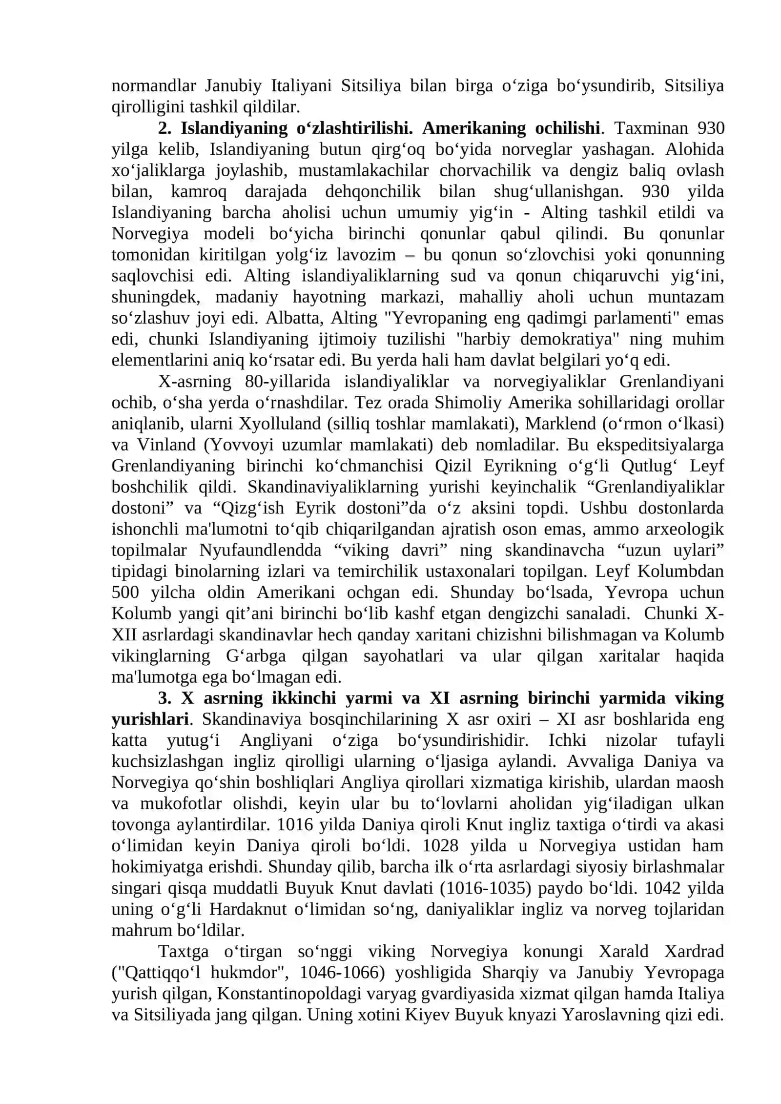 IX-XI asrlarda Shimoliy Yevropa 3