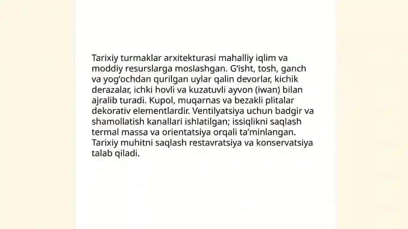 Tarixiy turmaklar 3
