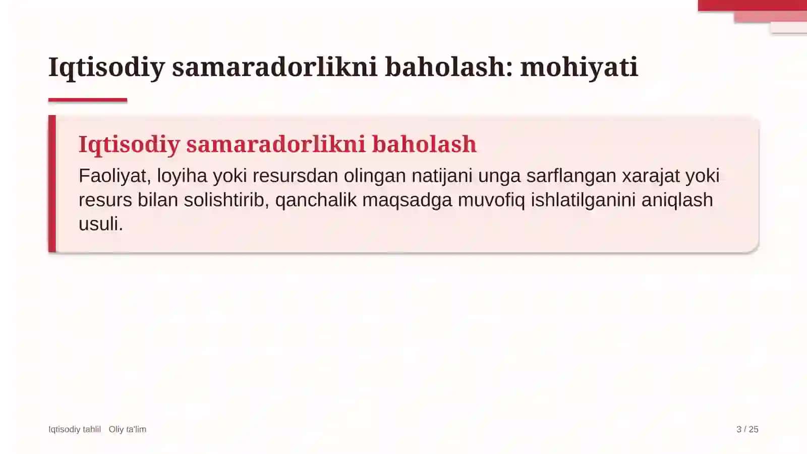Festival turizmida iqtisodiy samaradorlikni baholash 3
