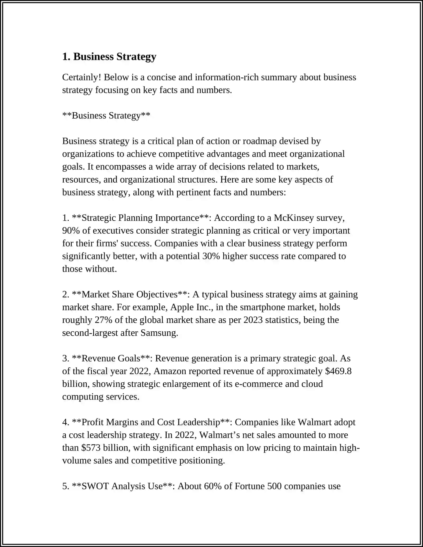 Business Strategy 3
