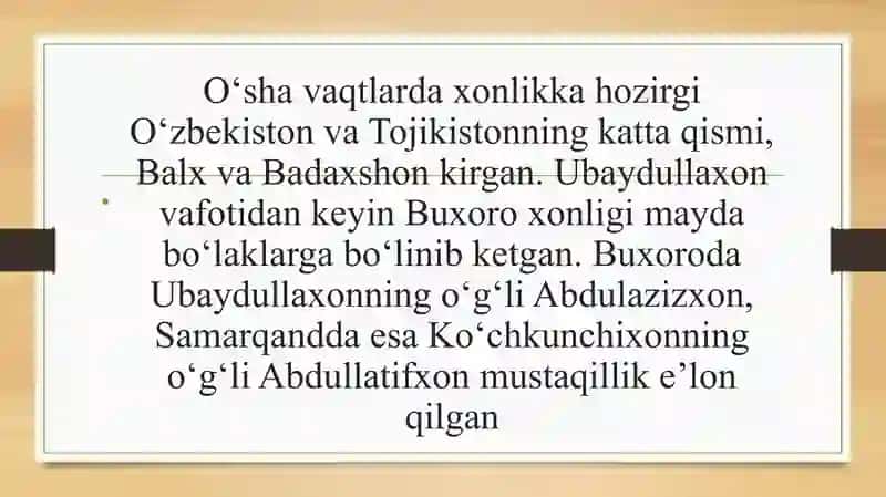 Oʼzbekxonliklari chegaralari 3