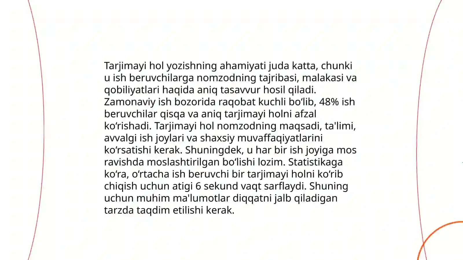 Tarjimayi hol yozish 3