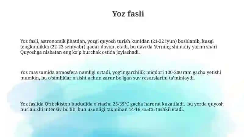 Yerning Quyosh Atrofidagi Harakati 3