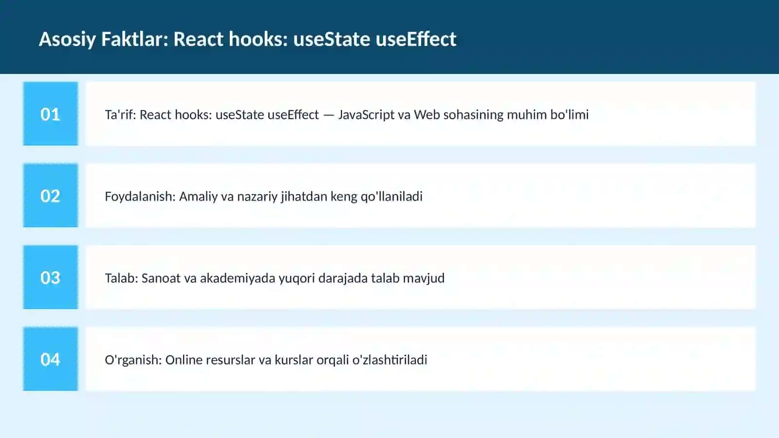 React hooks: useState useEffect 3