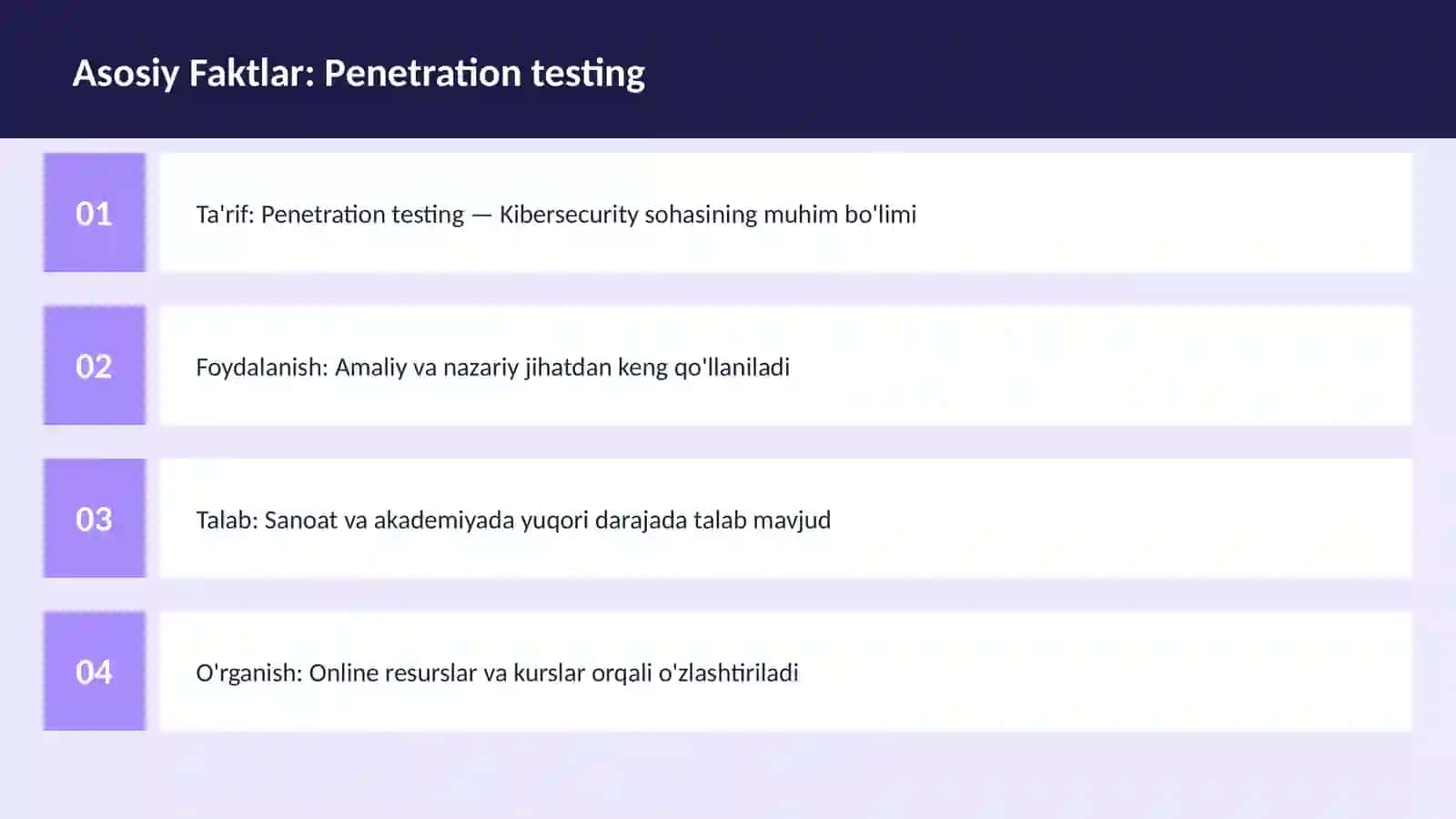 Penetration testing 3