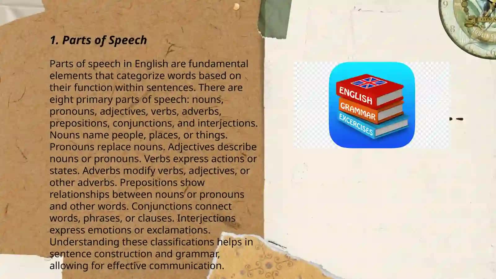 Presenting grammar 3