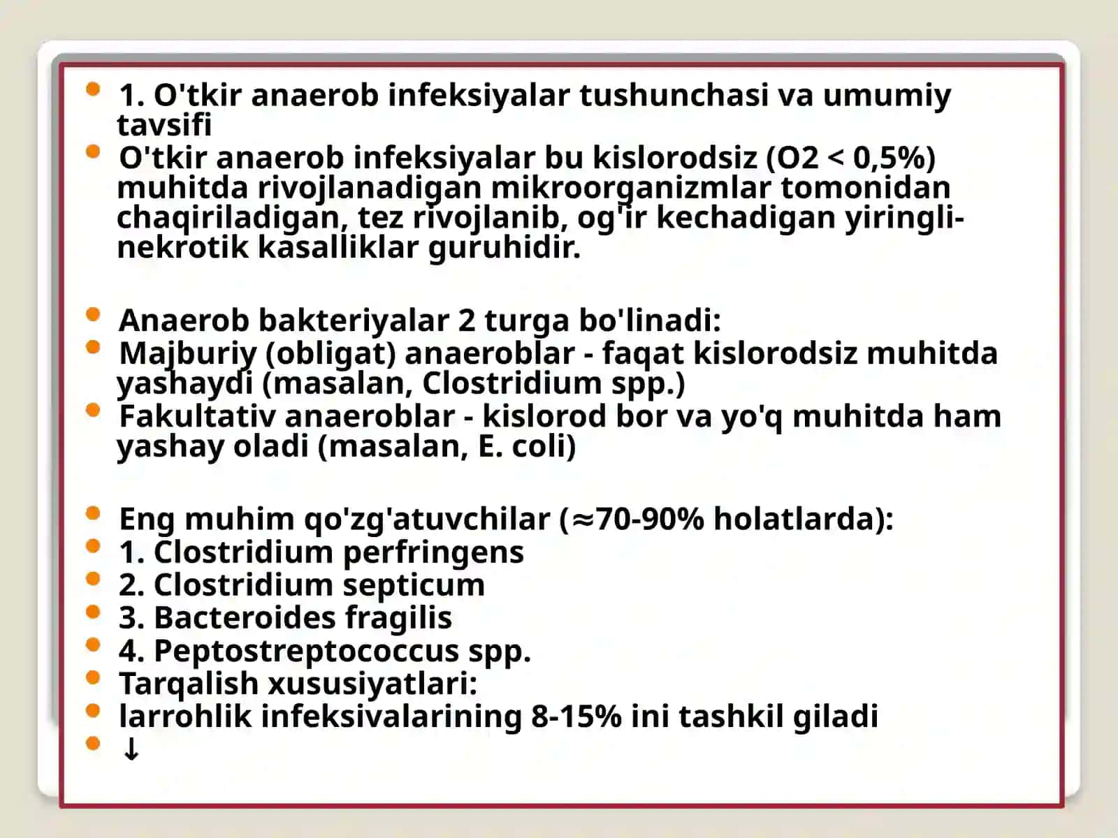 O'tkiranaerob infeksiyalar 3