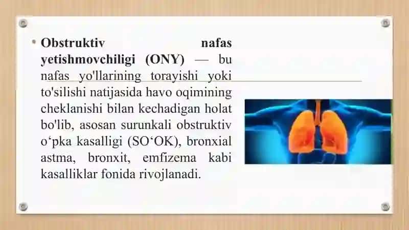 Obstruktiv nafas yetishmovchiligi 3