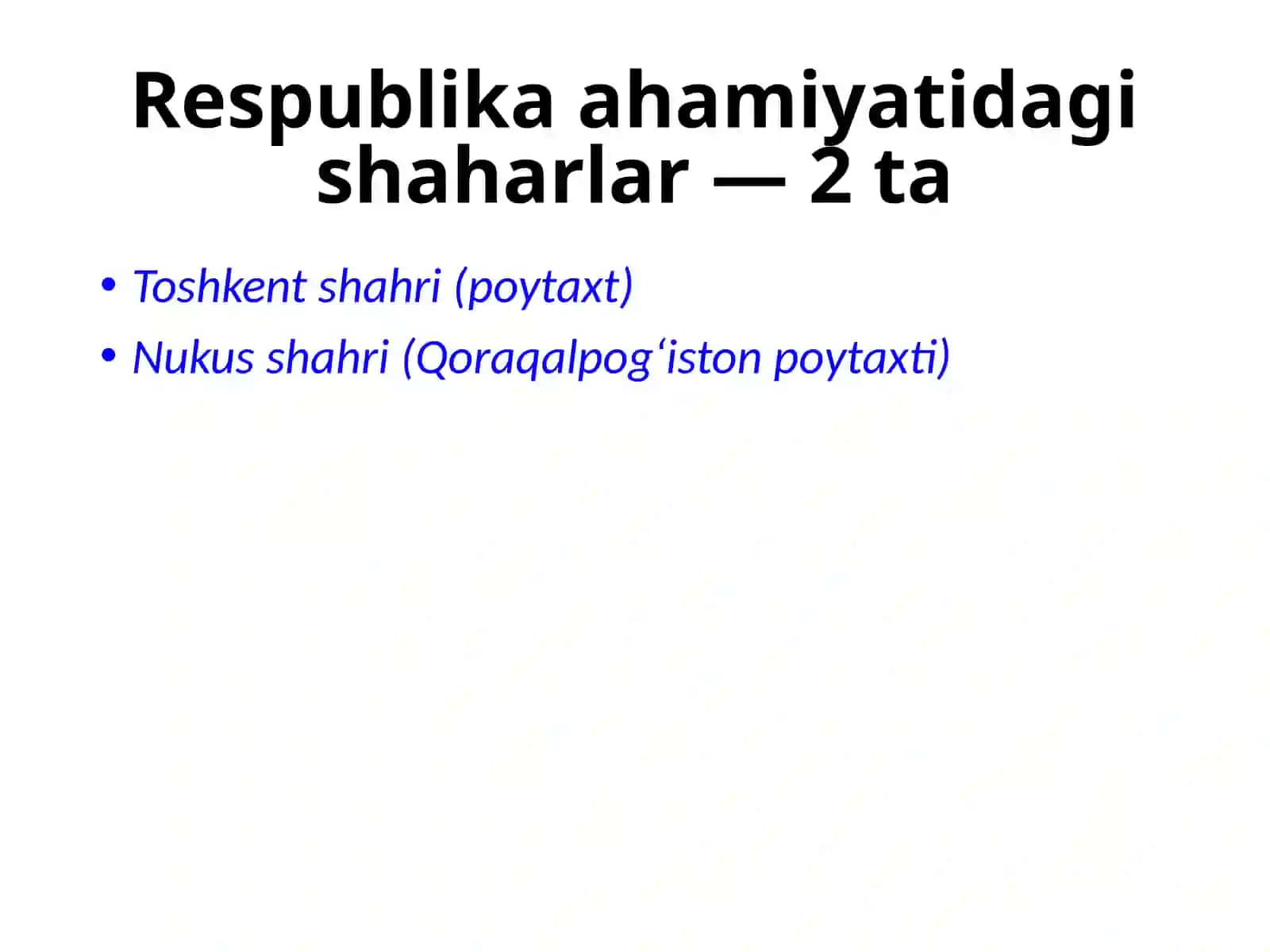 O'zbekiston Respublikasi Ma'muriy Hududiy Tuzilishi 3