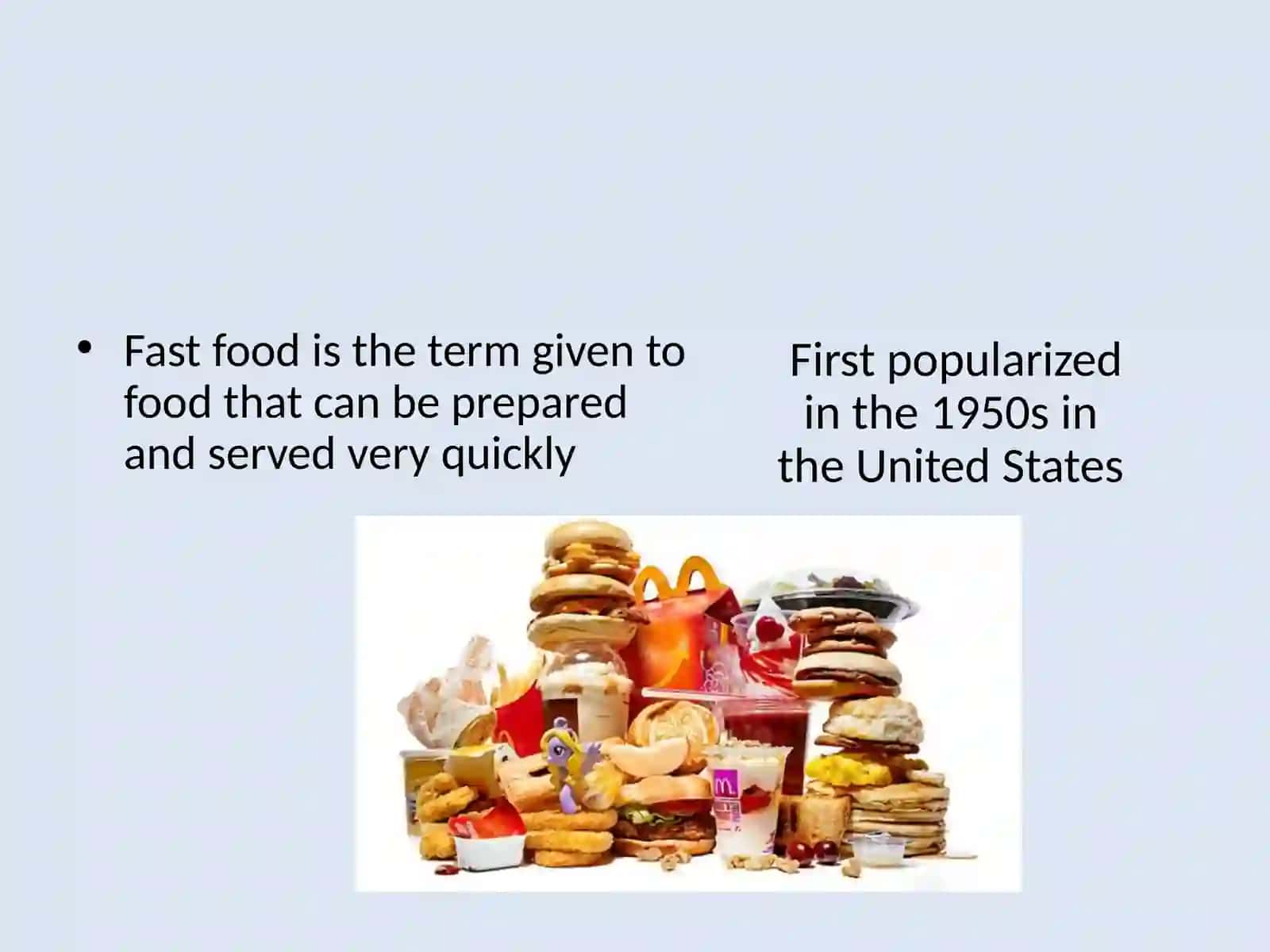 Fast food 3
