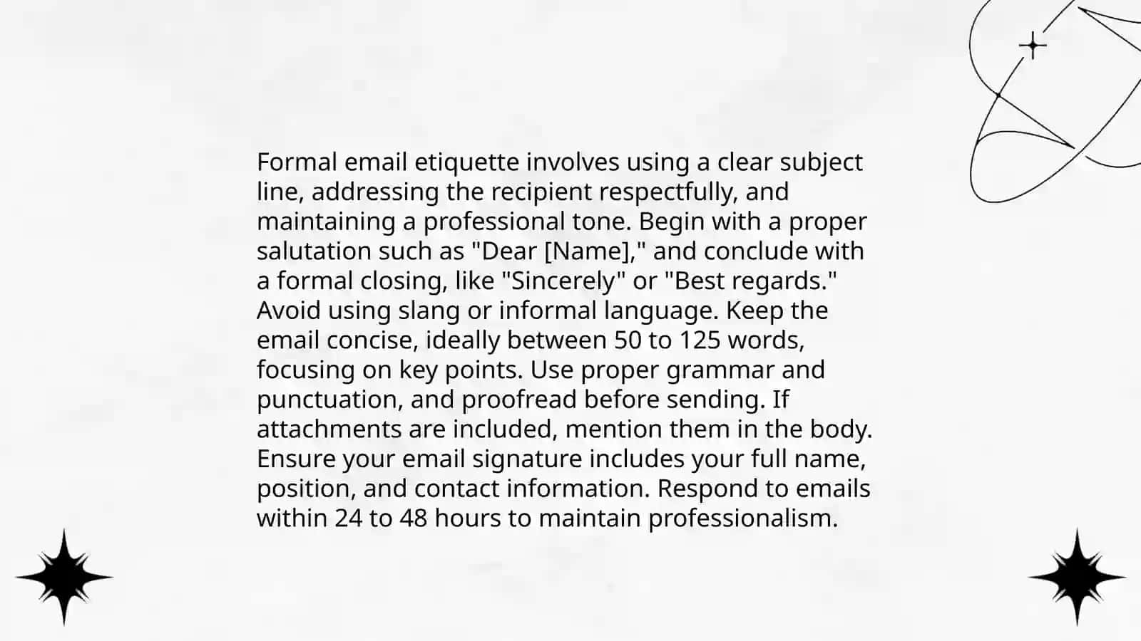 Writing and e-mail 3