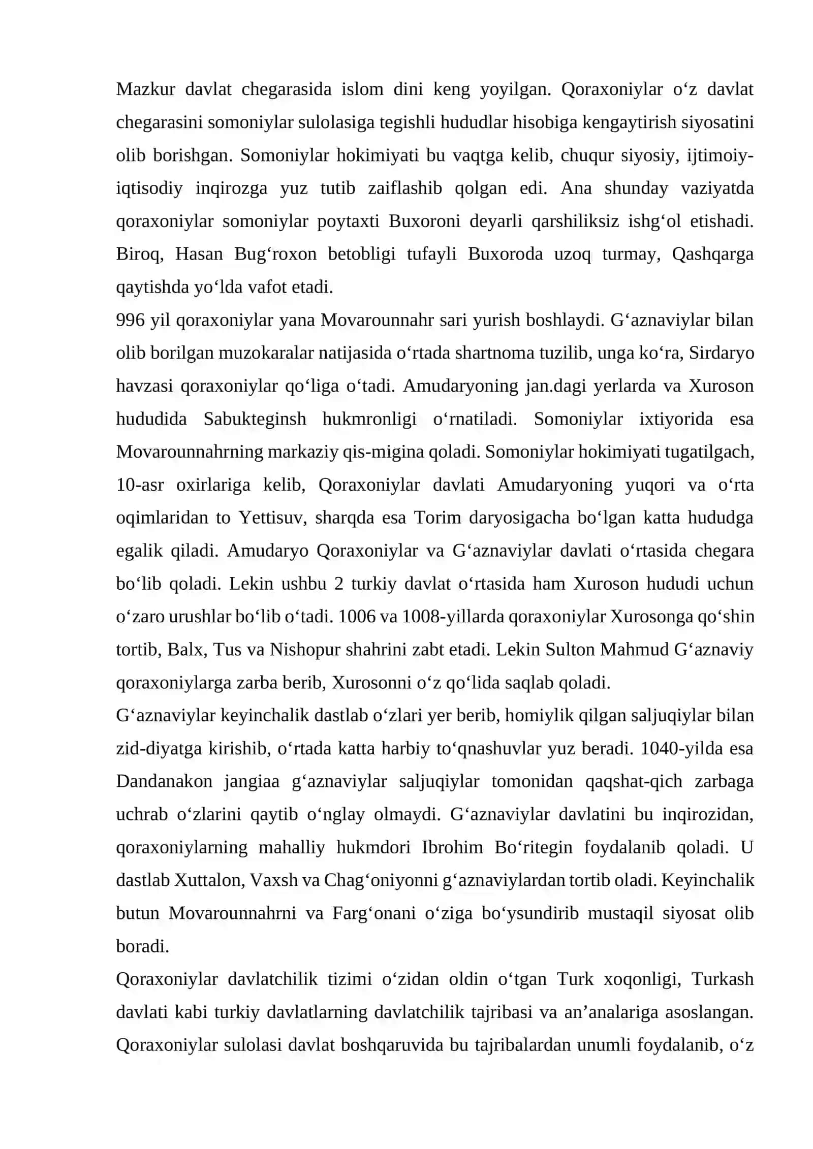 Qoraxoniylar Davlatining Ma’muriy Tuzilishi 3