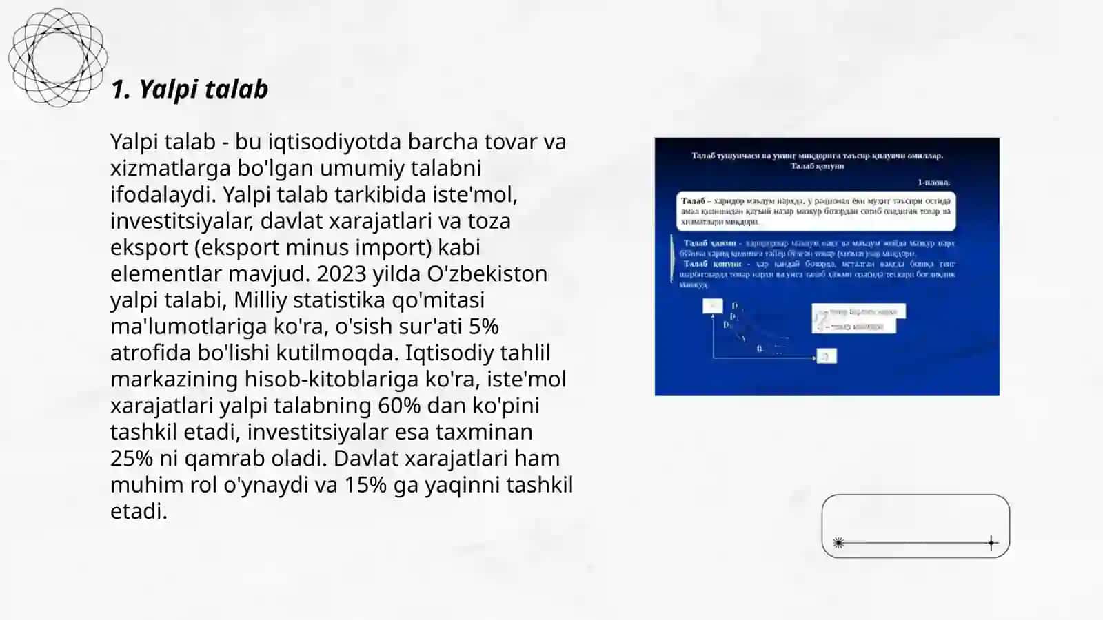 Yalpi talab va Yalpi Taklif 3