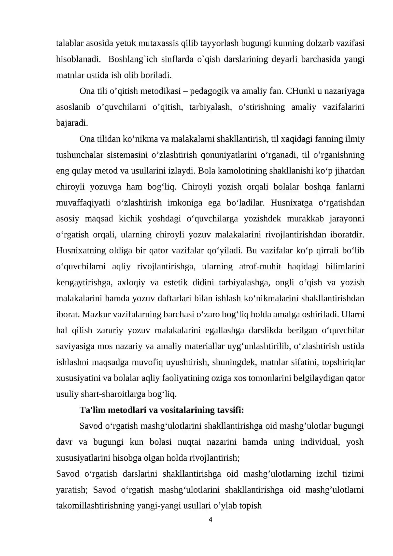 ALIFBE DAVRIDA YOZUV KO’NIKMALARINI SHAKLLANTIRISH 3