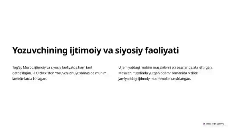 Tog’ay Murod hayoti va ijodi 3