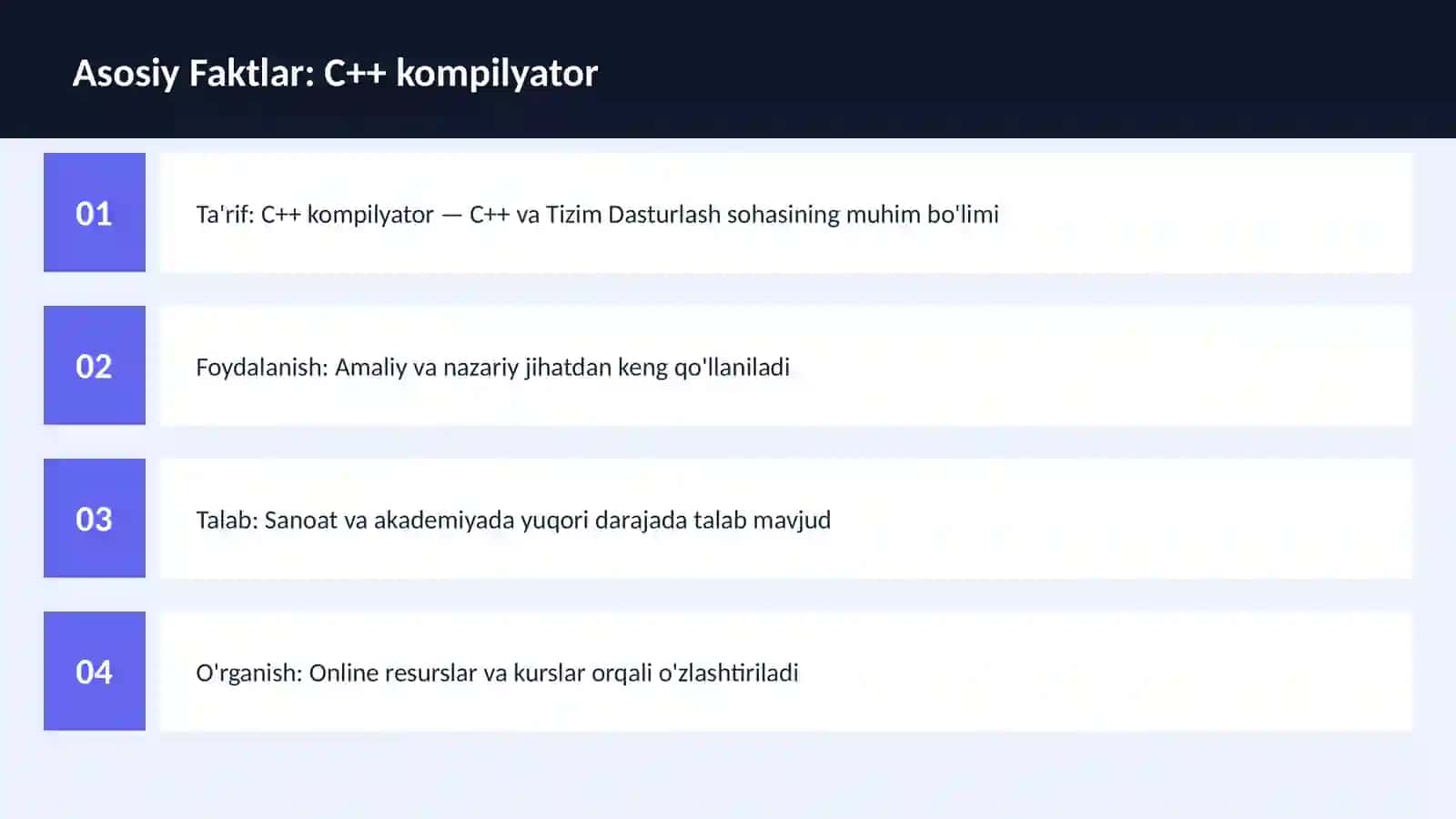 C++ kompilyator 3
