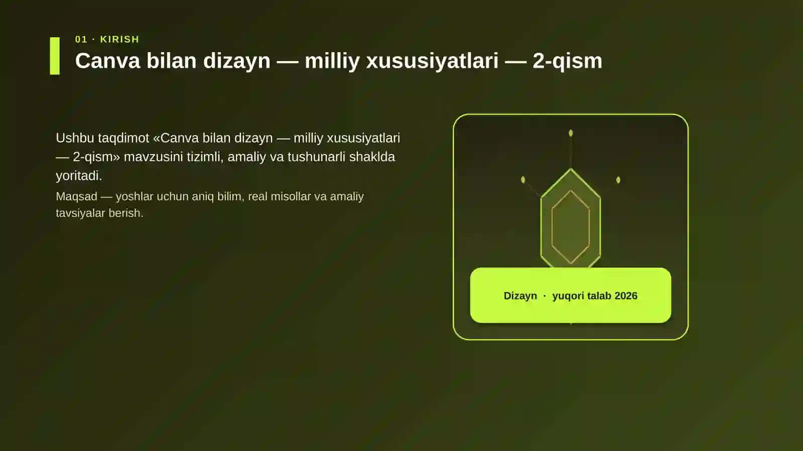 Canva bilan dizayn — milliy xususiyatlari — 2-qism 3