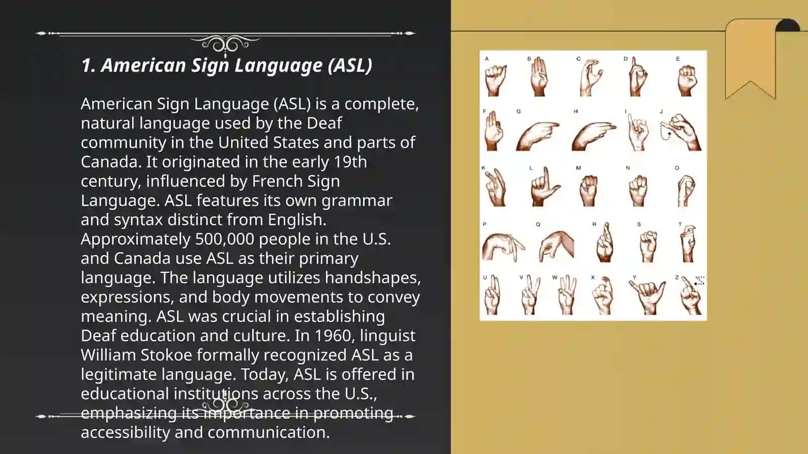 Gesture and sign languages 3