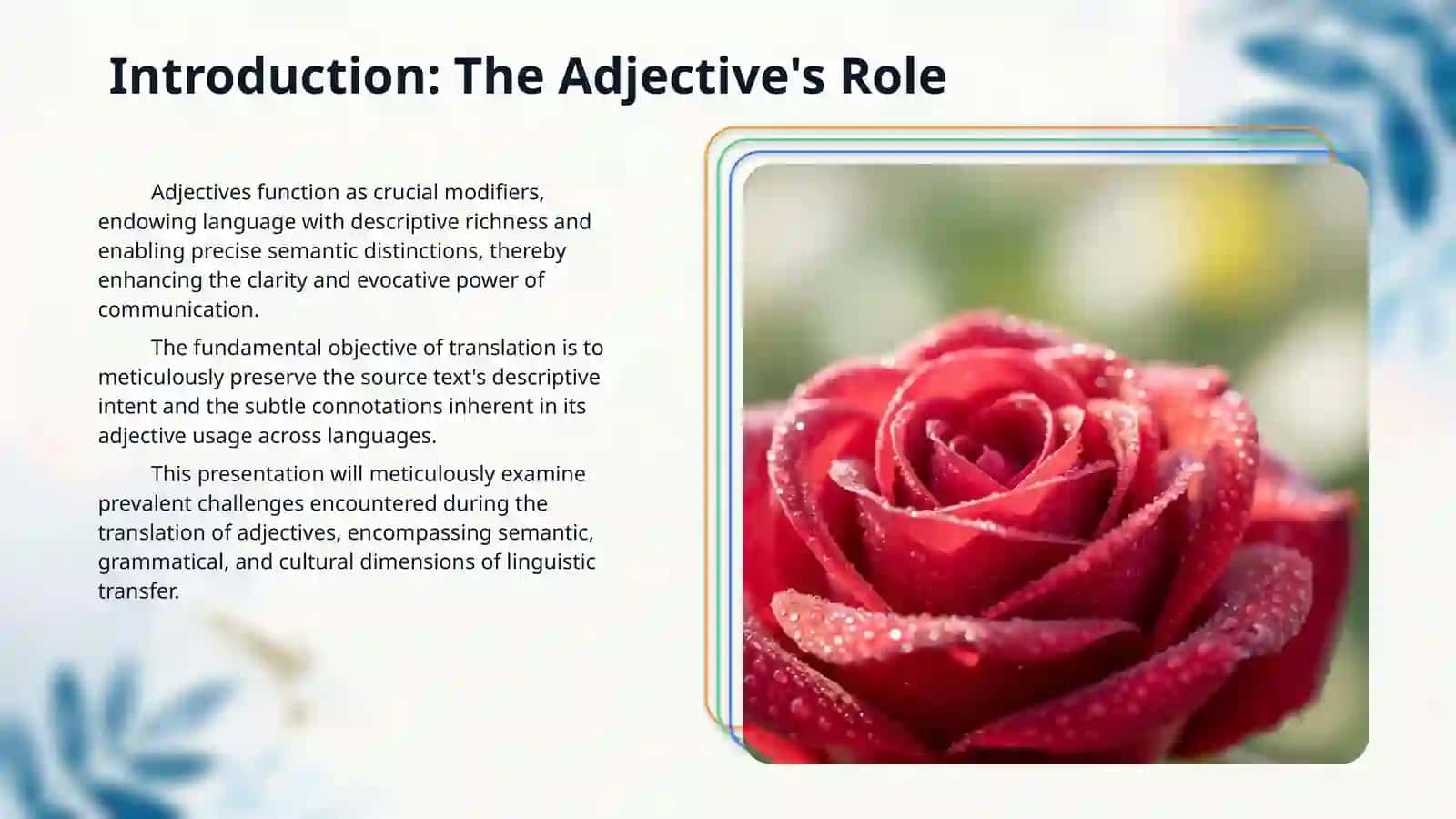 Translation problems of adjectives 3