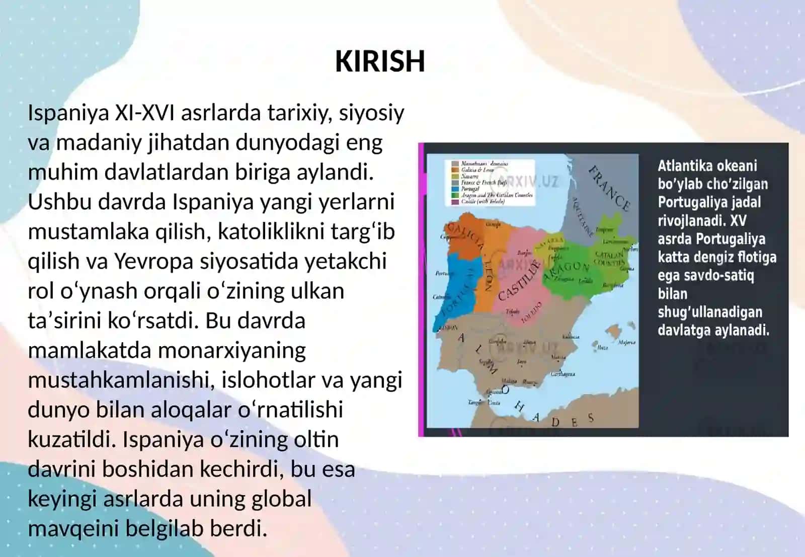 XI-XVASRLARDA ISPANIYA 3