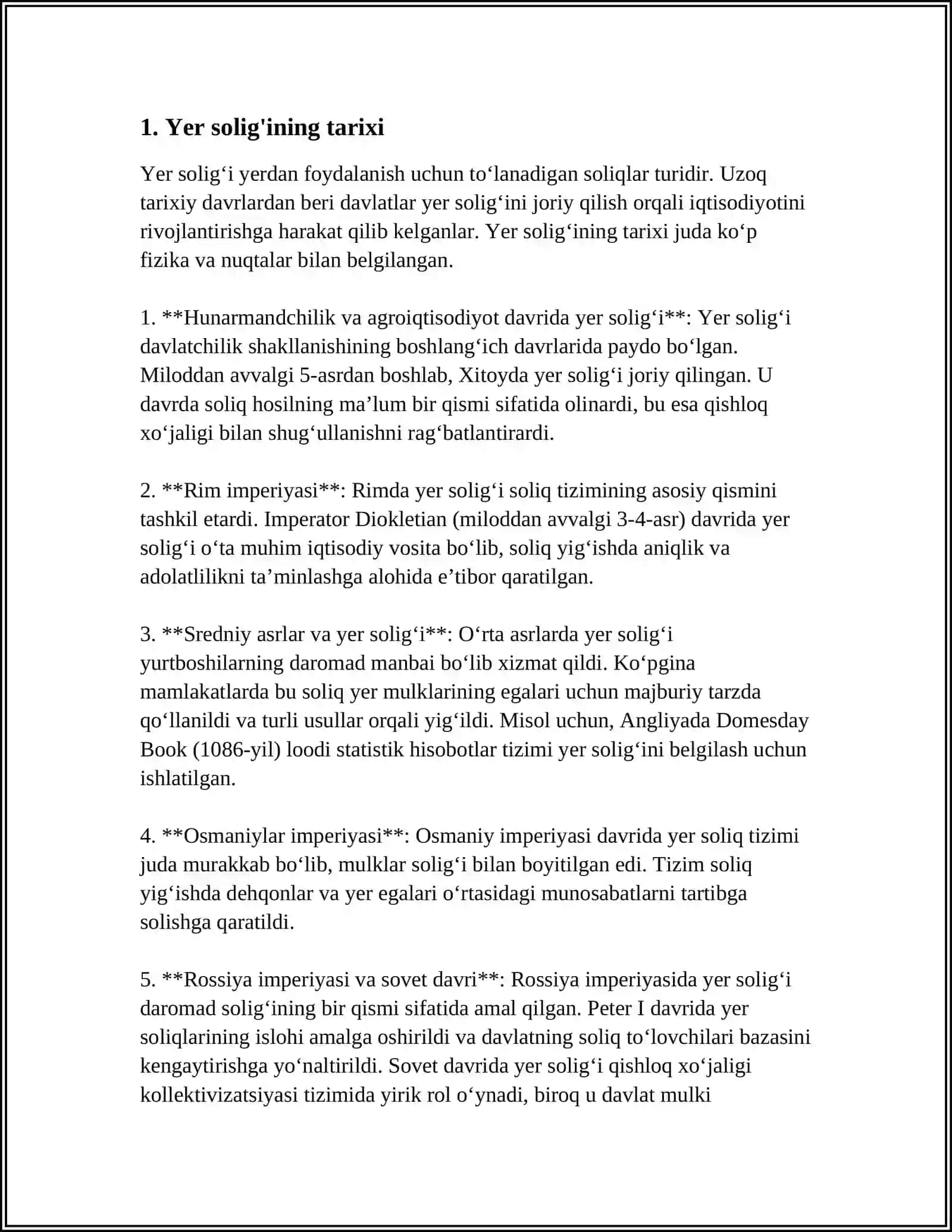 Yer Solig'i 3