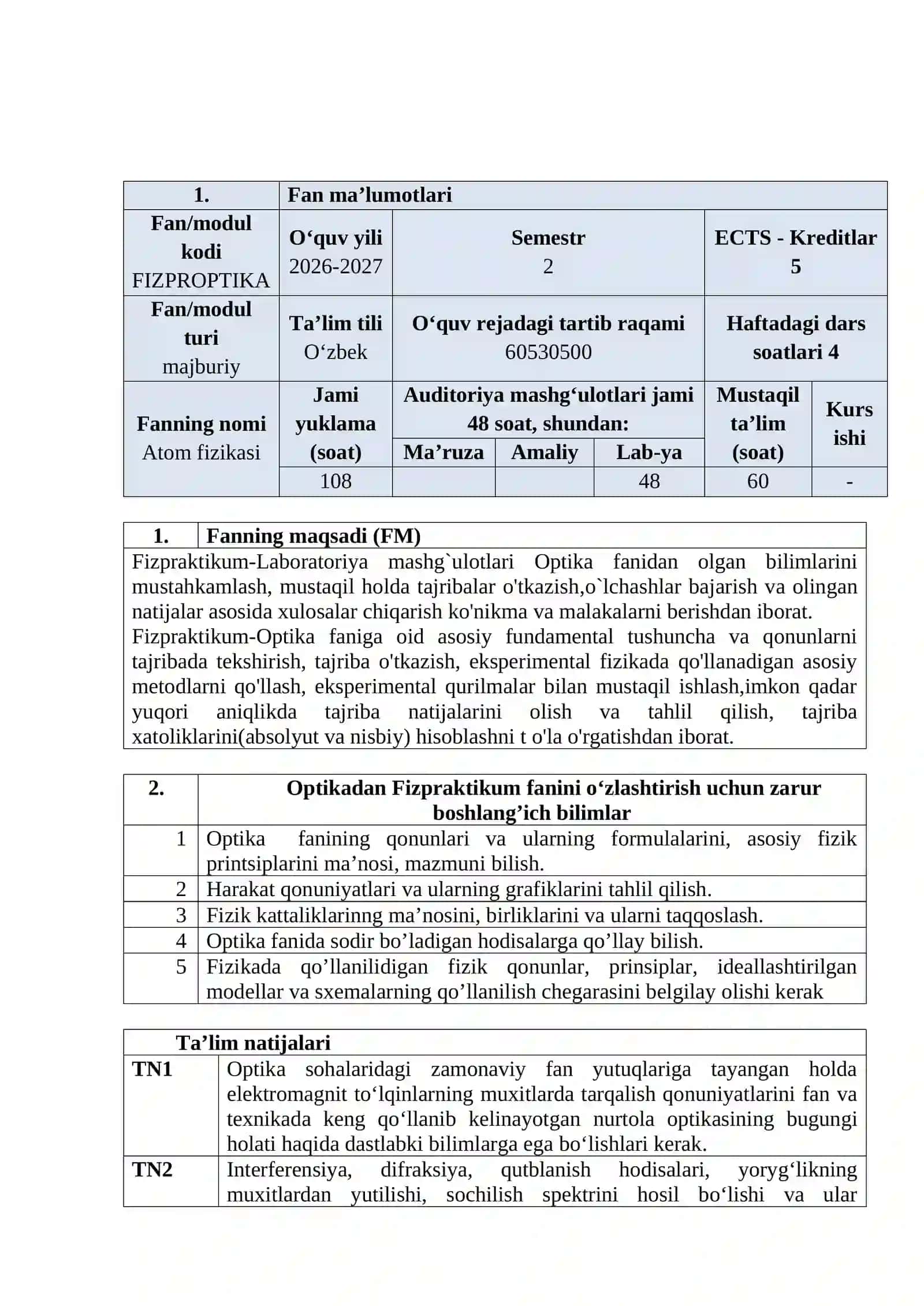 FIZPRAKTIKUM(Optika) 3