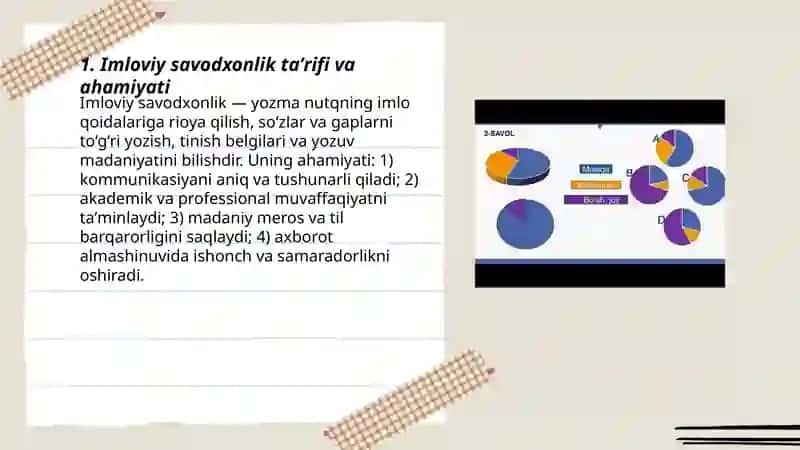 Imloviy savodxonlik 3