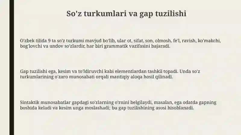 Tilning Grammatik sathi 3