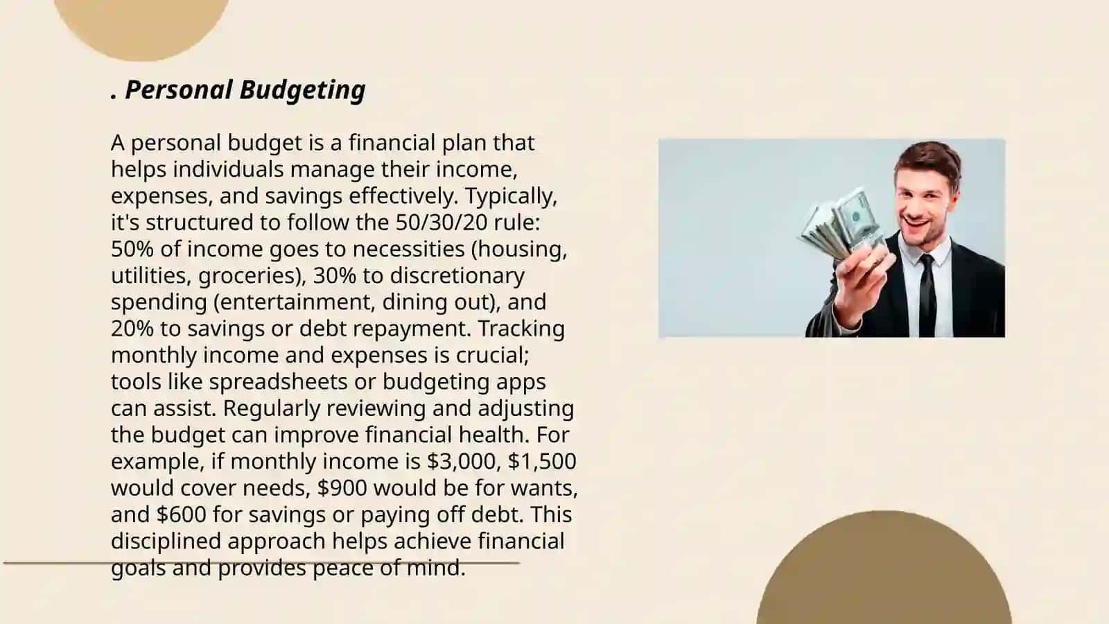 Personal Budgeting 3