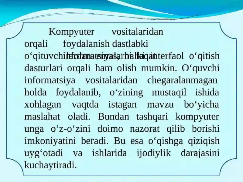 MASOFAVIY TA’LIM TEXNALOGIYASI 3