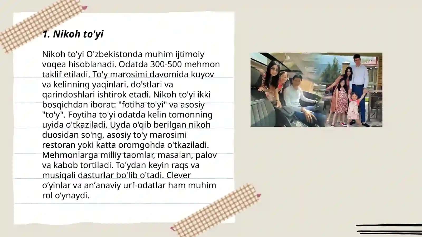 Oilaviy marosimlar 3