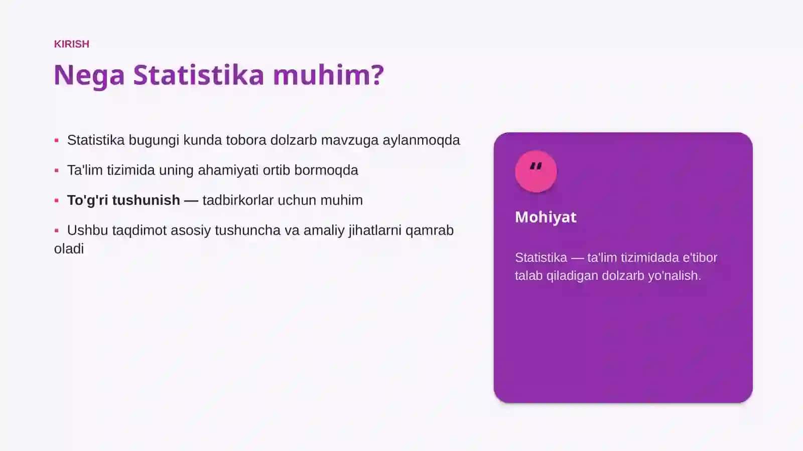 Statistika 3
