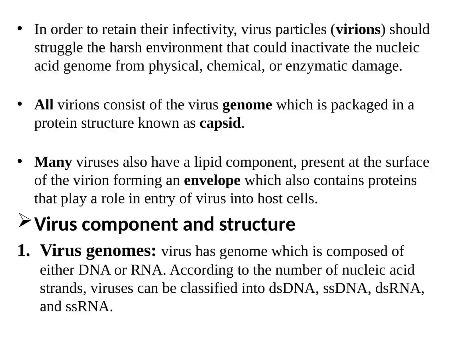 Virus structure Lecture Two 3