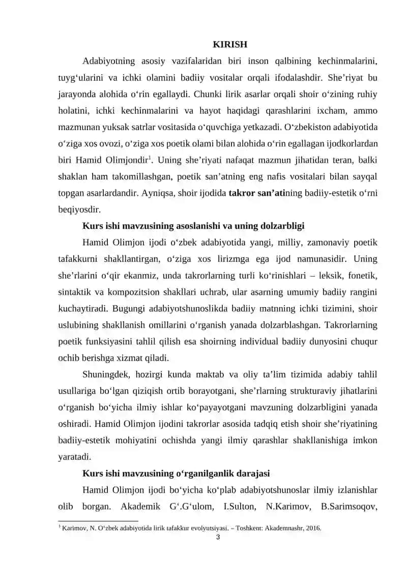 Hamid Olimjon sheʼriyatida takrorning poetik xususiyati 3