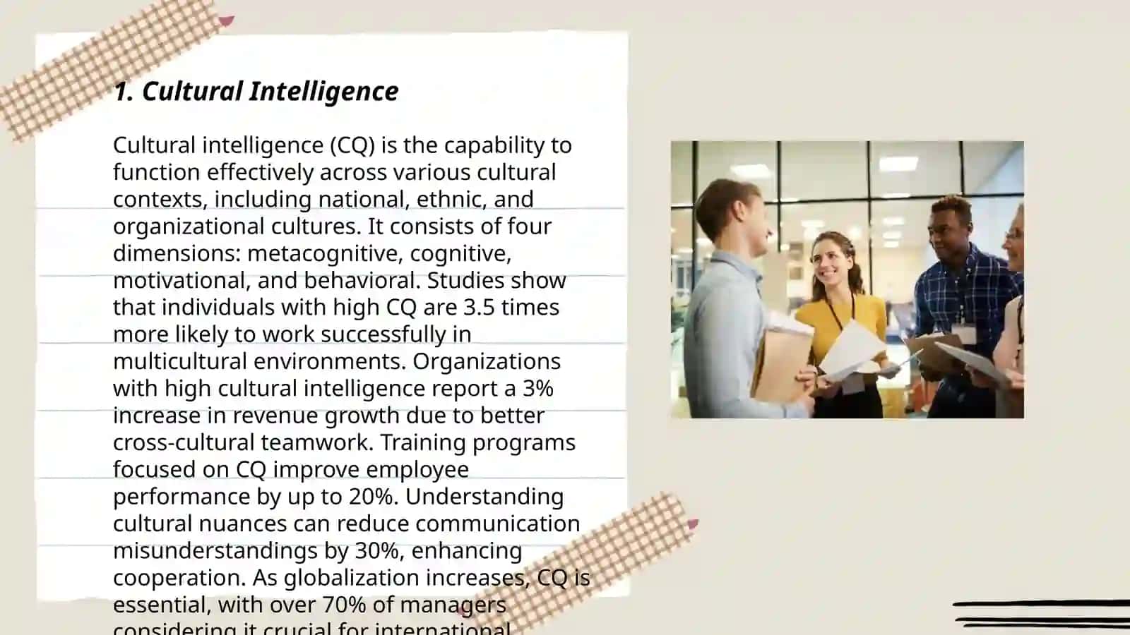 Adaptation and intercultural competence 3