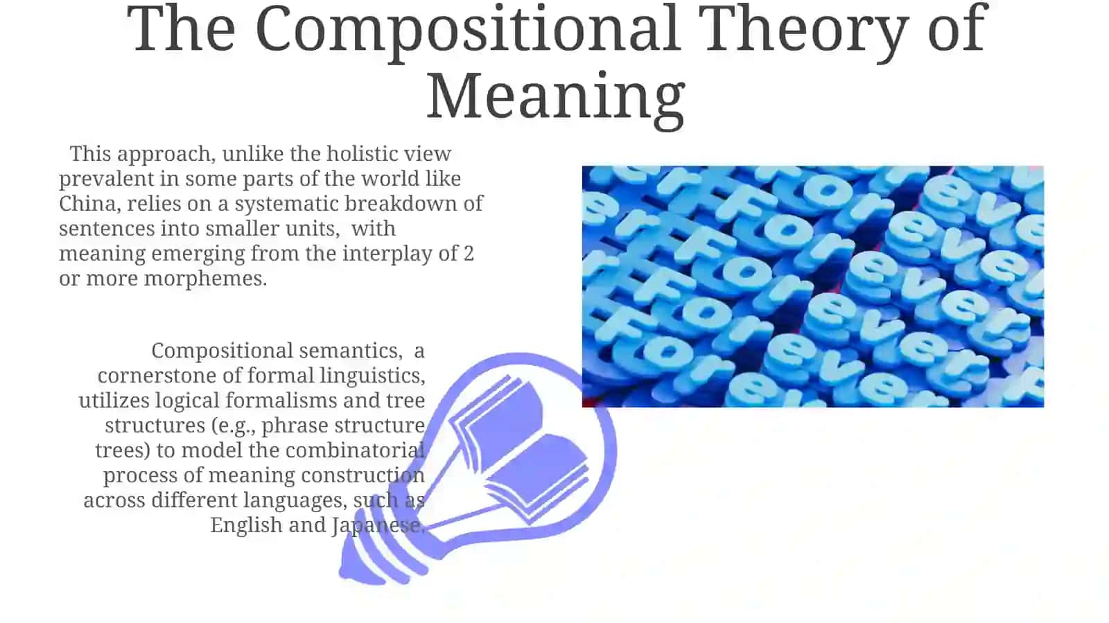Compositional Theory of Meaning 3