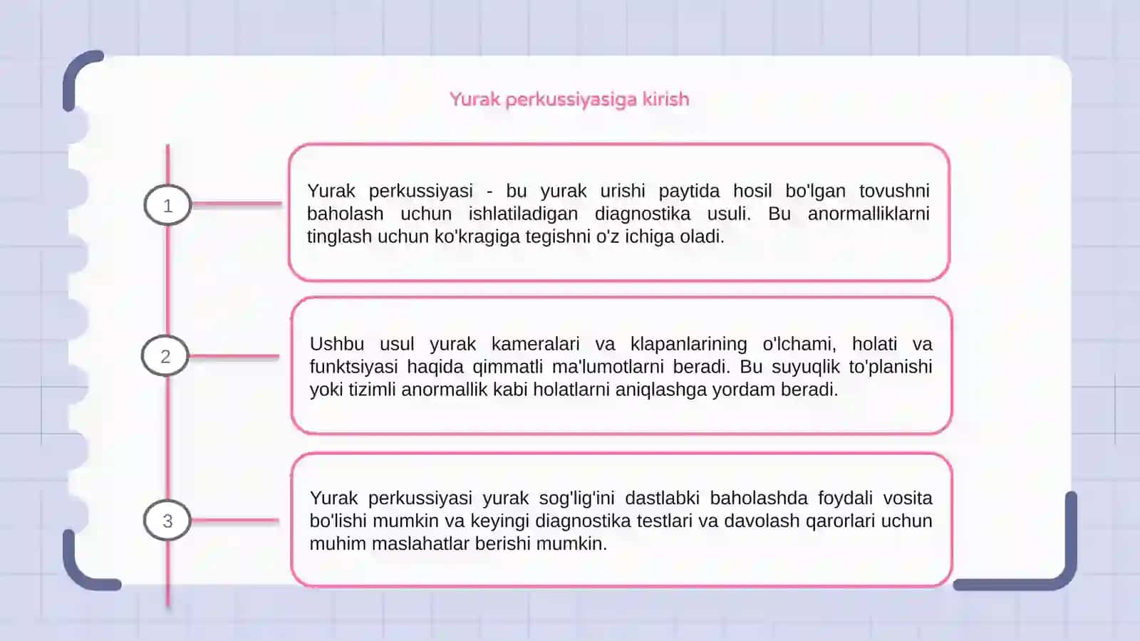 Yurak perkussiyasi 3