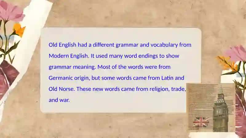 History of English 3