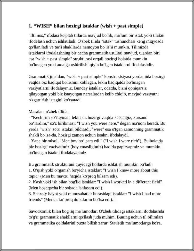 “WISH” LI GAPLAR 3