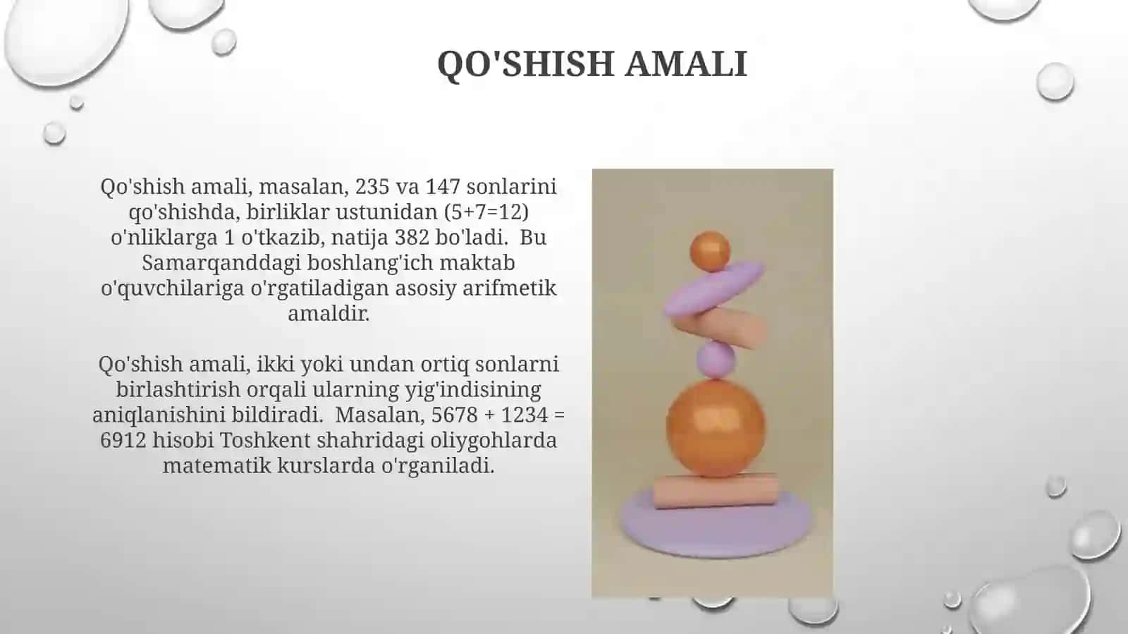 Qo'shish va ayirish 3