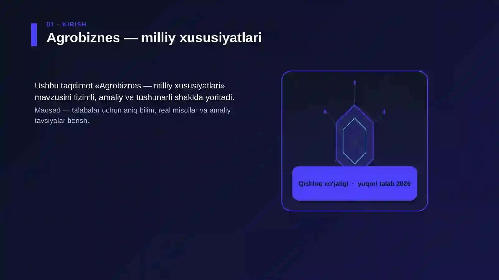 Agrobiznes — milliy xususiyatlari 3