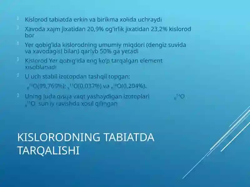 Kislorod 3