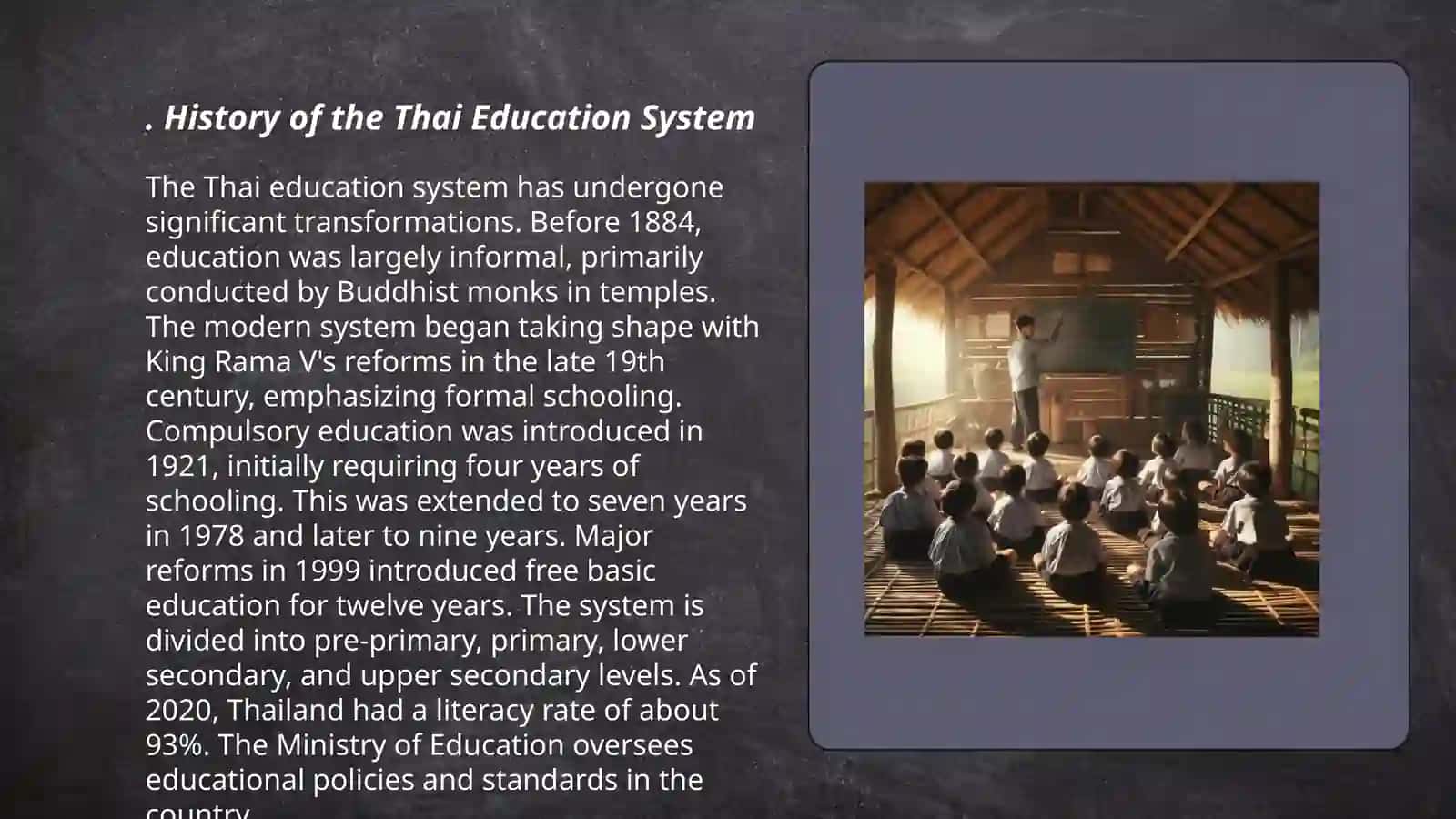 Education system of thailand 3
