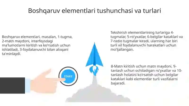 Boshqaruv elementlari 3