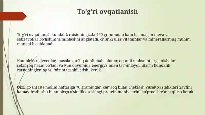 Soğlom turmush tarzi 3