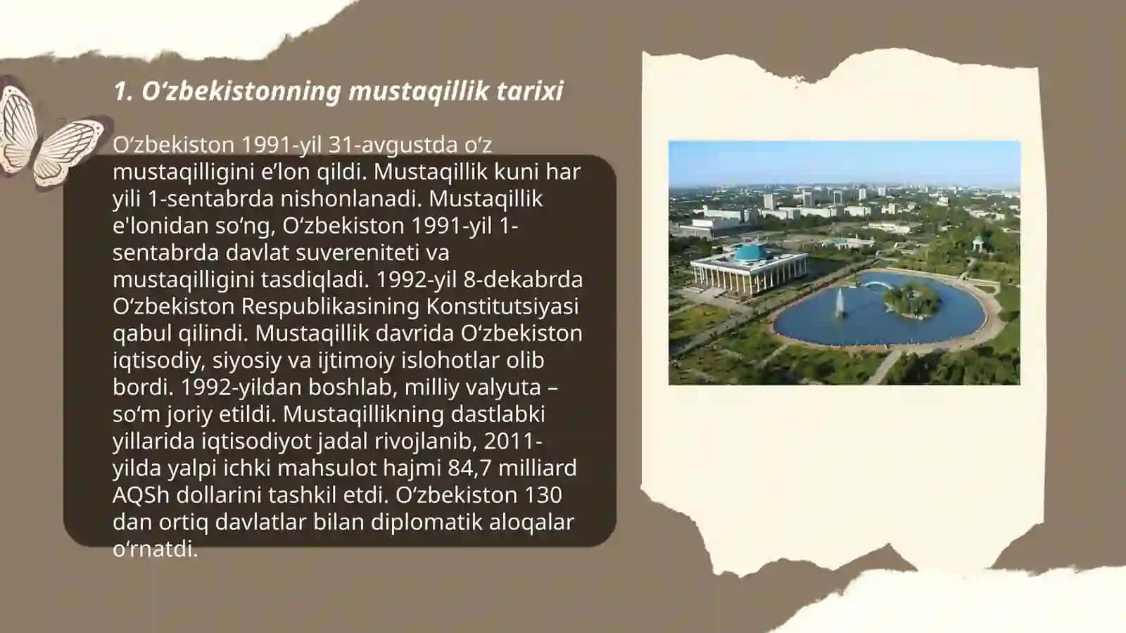 O‘zbekistonning Mustaqillik Tarixi 3
