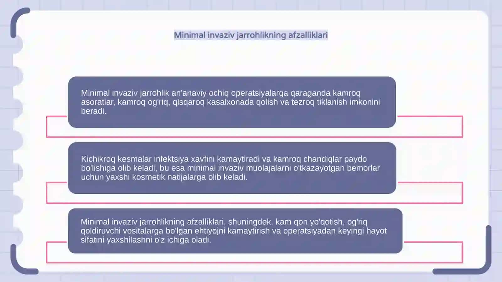 Minimal invaziv jarrohlik 3