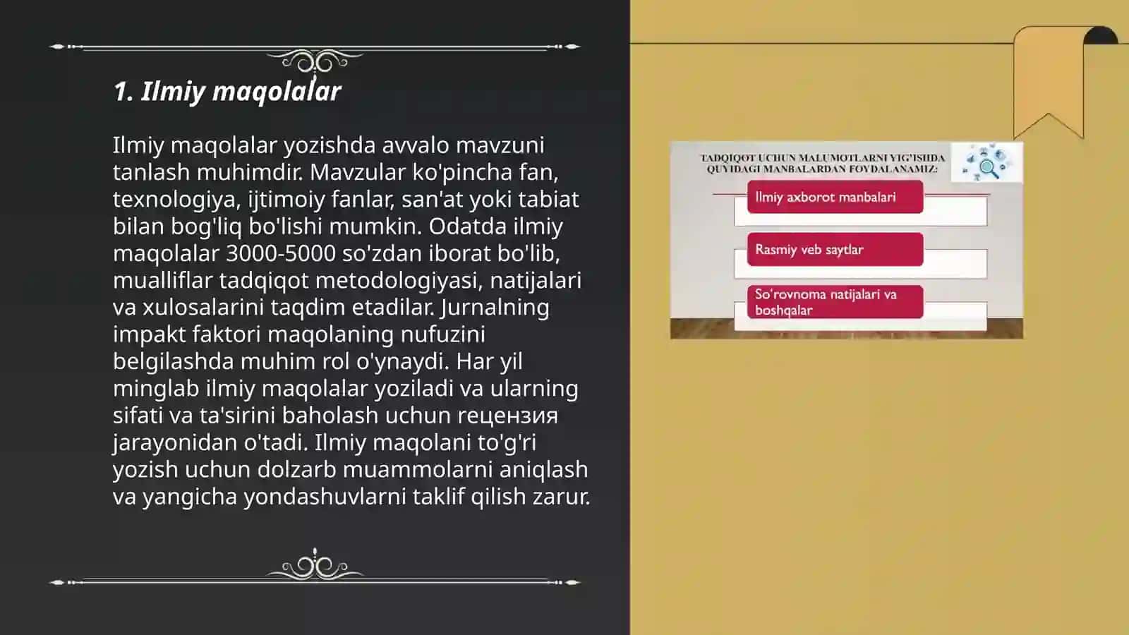 Ilmiy uslub janrlari 3