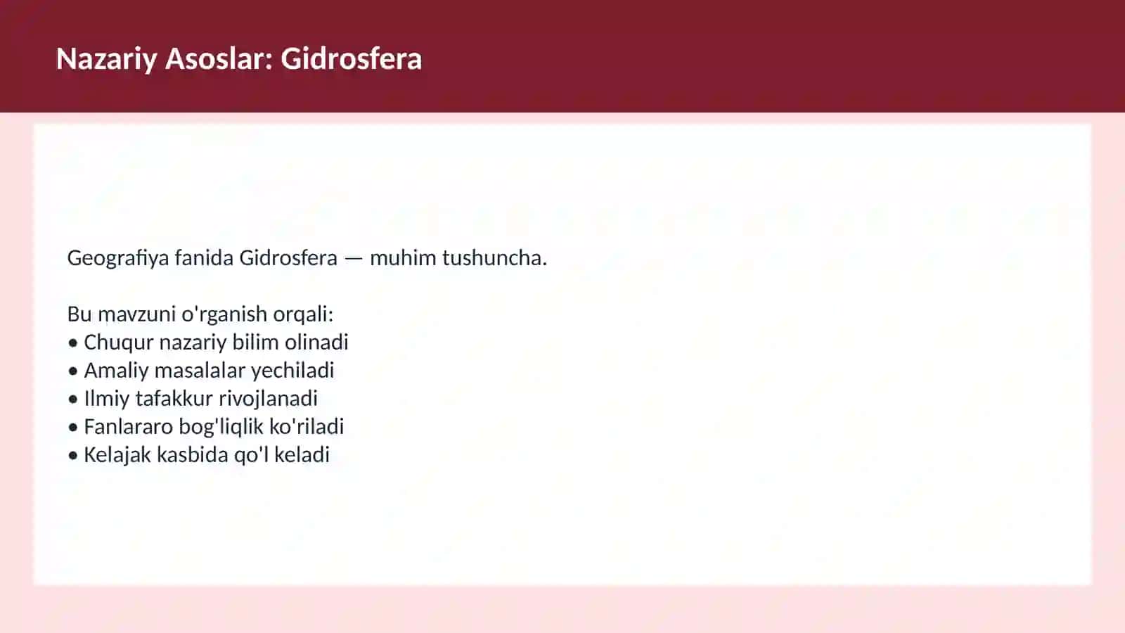 GEOGRAFIYA Yer tuzilishi 3